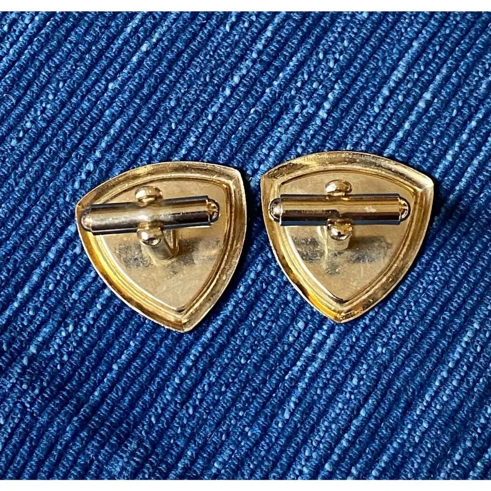 Vintage Mother Of Pearl Cufflinks Spade MOP 53B